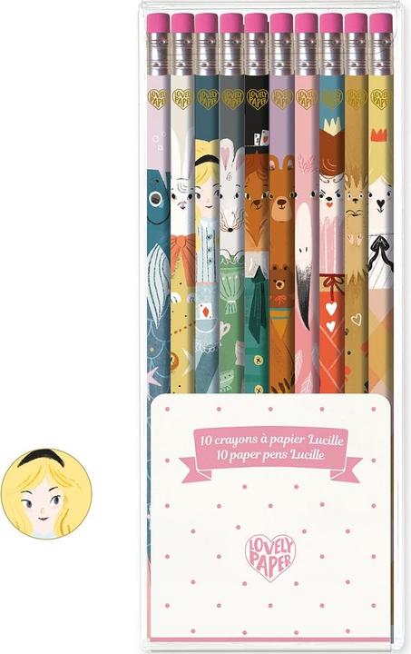 Immagine prodotto Djeco 10 matite Lucille (HB, 10x)