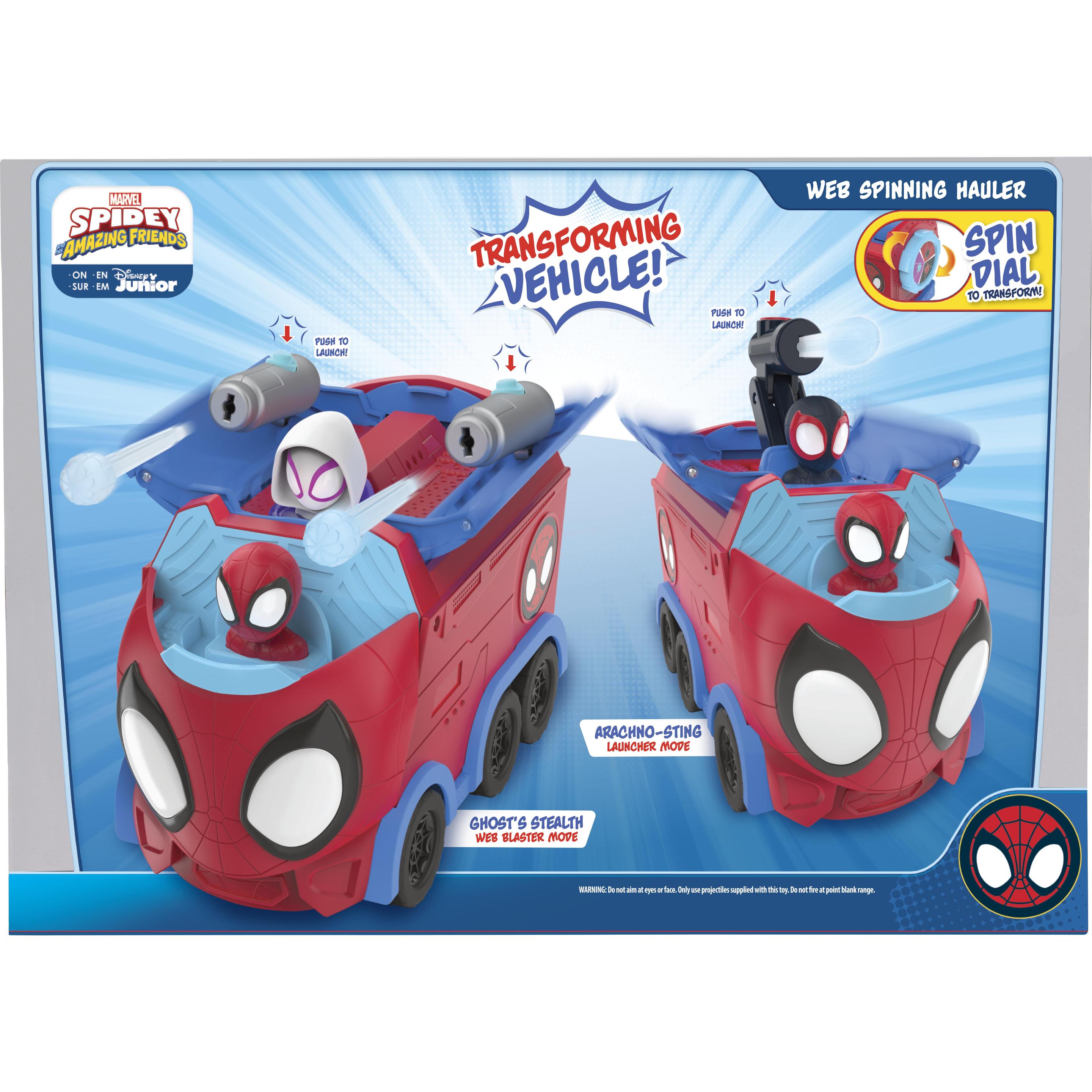 Jazwares Camion rotante con ragnatela di Spidey