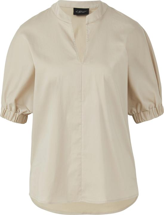 Actual product image S.Oliver Bluse Popeline-Bluse mit überschnittener Schulter und Tunika-Ausschnitt (40)