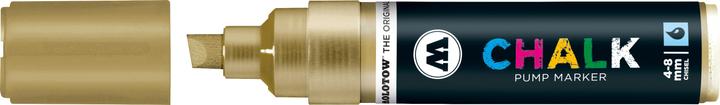 Actual product image Molotow Window marker chalk refillable 4-8mm metallic gold (Gold, 8 mm, 1 x)