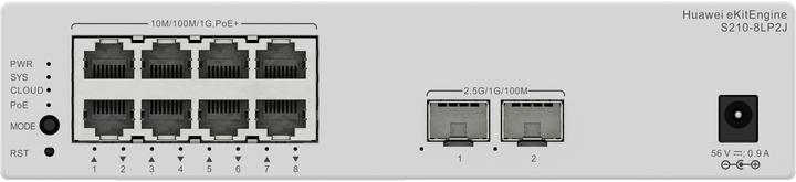 Produktbild Huawei eKit PoE+ Switch eKitEngine S210 Series S210-8LP2J 10 Port (10 Ports)