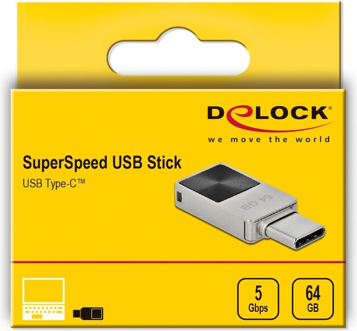 Produktbild Delock Mini (64 GB, USB-C, USB 3.1)