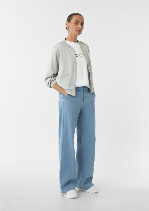 Produktbild Comma T-Shirt Jersey-T-Shirt aus Baumwollmix mit Print (48)