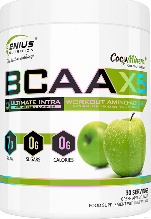 Produktbild Genius Nutrition BCAA-X5 (Green Apple, 1 Stk., 460 g)