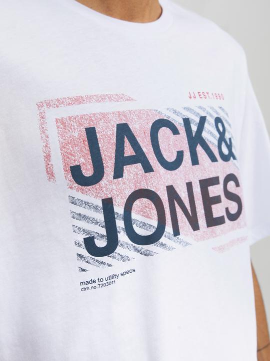 Produktbild Jack & Jones 3er-pack Gedruckt Rundhals T-shirt T-shirt (M)