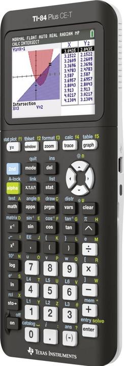 Actual product image TI 84 Plus CE-T Python Edition (Rechargeable battery operated)