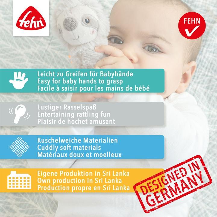 Actual product image Fehn Rasselball Flamingo, Material: Plüsch, Alter ab: Monate