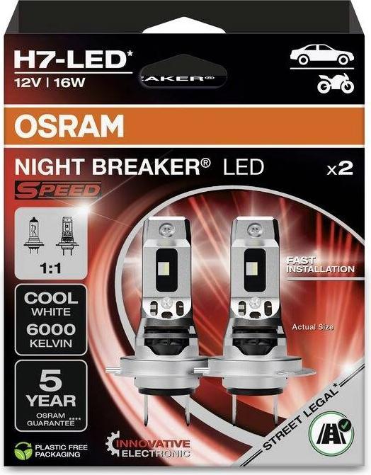 Immagine prodotto Osram Velocità dell'interruttore notturno (H7)