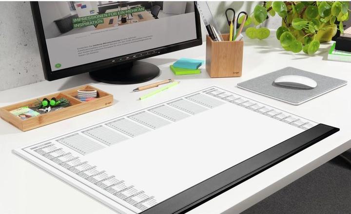 Actual product image Sigel Schreibtischunterlage Office 2026/2027 weiss Papier 59,5 x 41,0 cm, 40 Blatt