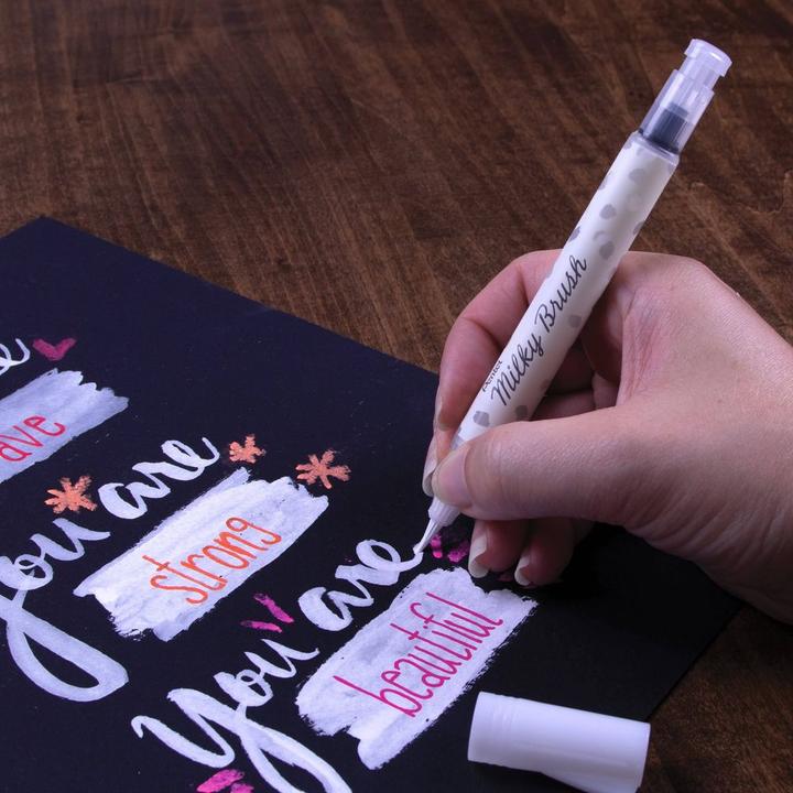Produktbild Pentel Pinselstift Milky Brush Weiss (1 x)