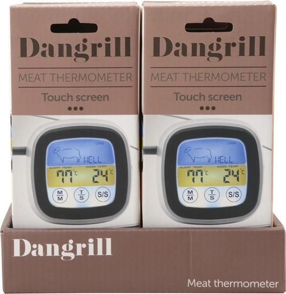Produktbild Dangrill Fleischthermometer Digital, bis 250 Grad, Schwarz