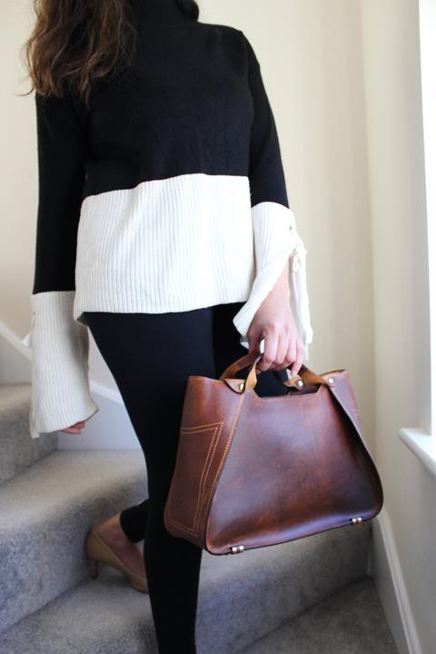 Immagine prodotto Only-Bags.Store Borsa in pelle, borsa a tracolla, borsa a manico alto, regalo di Natale