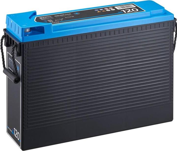 Produktbild Ective AGM Batterie 120Ah 12V Deep Cycle Slim Front Terminal Versorgungs Akku Versorgungsbatterie (12 V, 120 Ah)