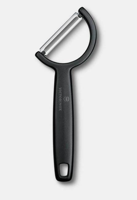 Actual product image Victorinox Rho Peeler, straight, single-edge, black