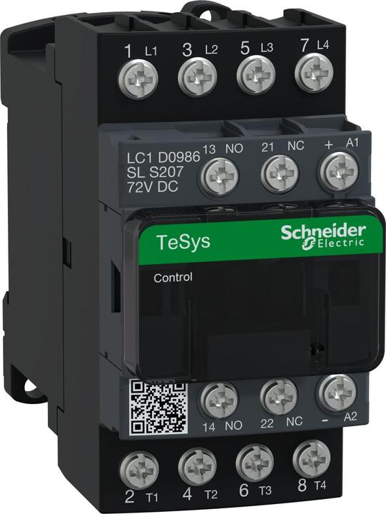 Produktbild Schneider Electric SCHÜTZ TESYS LC1D 4p 2S UND 2Ö AC LC1D0986SLS207
