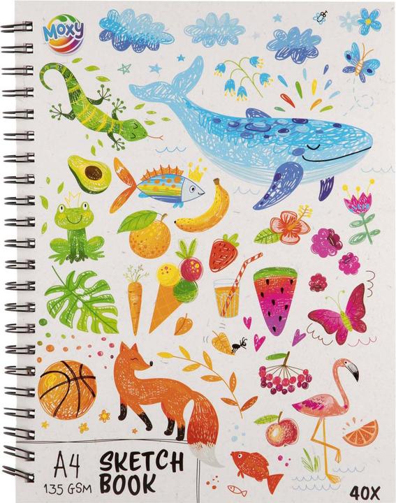 Actual product image Grafix Skizzenbuch A4, 40 Blatt (A4, Plain)