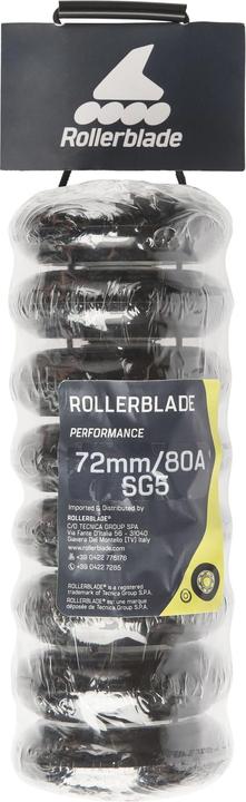 Actual product image Rollerblade Inline replacement wheels (72 mm, 80A)