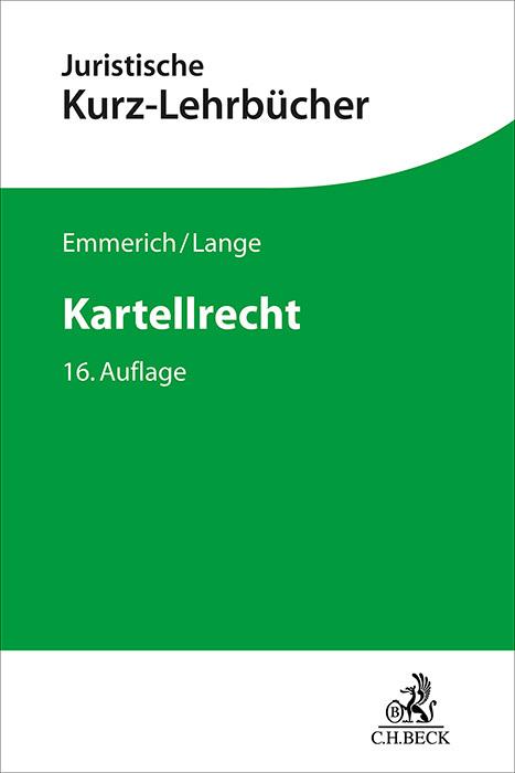 Produktbild Kartellrecht (Deutsch, Knut Werner Lange, Emmerich, Volker/Lange, 2024)