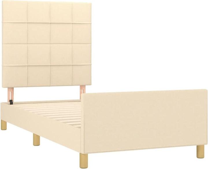 Image du produit vidaXL Bettgestell mit Kopfteil (100 x 200 cm)