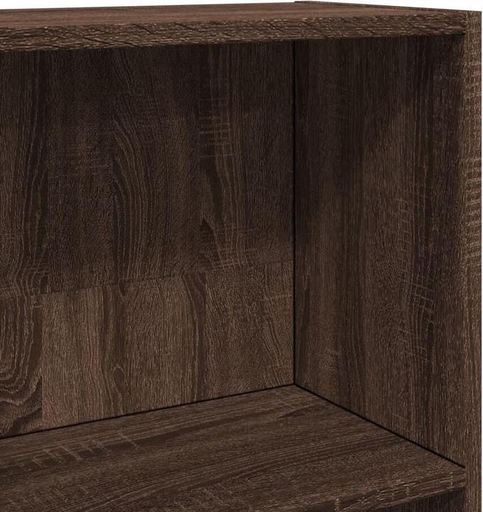 Image du produit vidaXL Bücherregal Regal Standregal Büroregal Aktenregal Braun Eichen-Optik (40 x 24 x 176 cm)