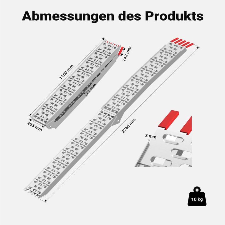 Produktbild Wiltec Auffahrrampe