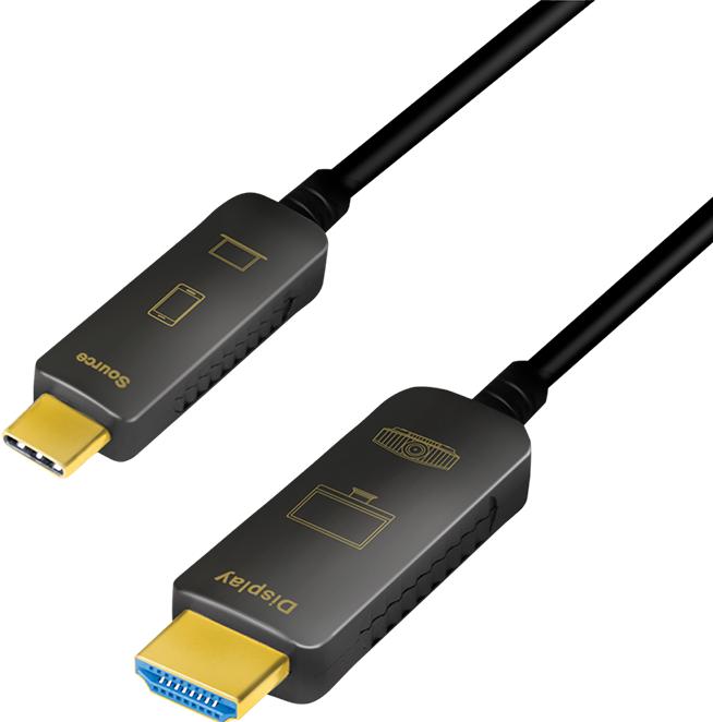 Immagine prodotto LogiLink cavo usb usb 3.2 usb-c a hdmi 20 m (20 m, HDMI)
