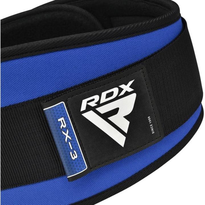Productafbeelding Rdx Gewichthefgordel Eva Curve Rx3 Blauw-S (S)