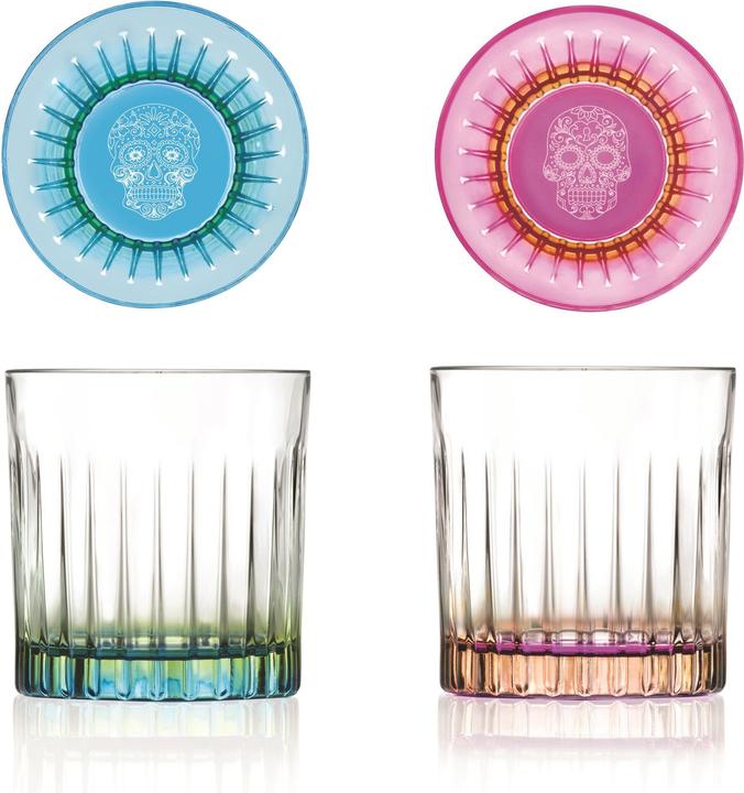 Rcr Set of 6 Pedro & Rosa Dof tumblers Ø8.6 H9.2 cm, 36cl (0.36 l, 6 x)