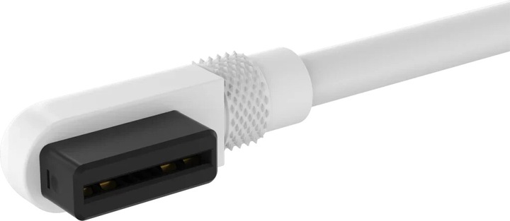 Produktbild Corsair iCUE LINK Cable 2x 135mm with Slim 90° connectors, White