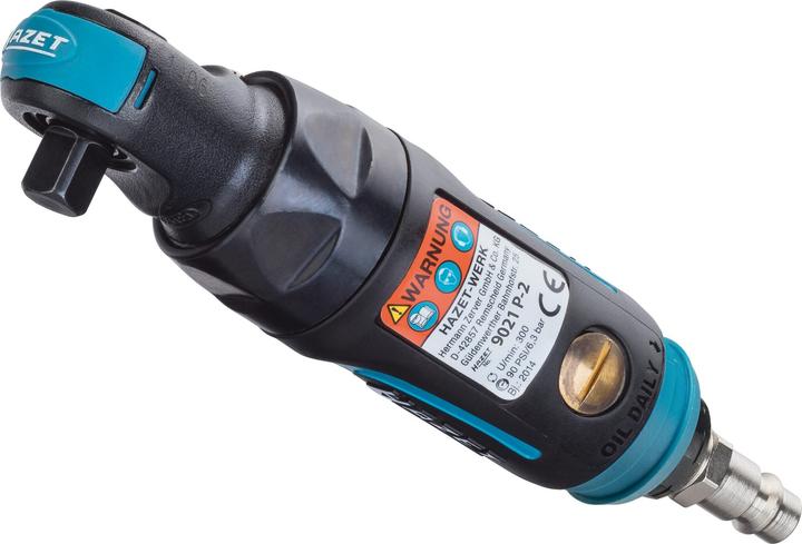 Actual product image HAZET Mini air ratchet 9021P-2 ∙ Square, solid 10 mm (3/8 inch) (3/8")