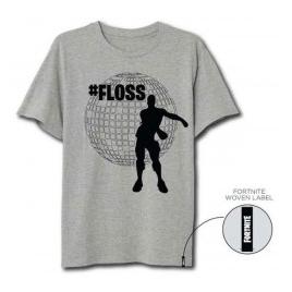 Difuzed, Herren, Shirts, Fortnite - T-Shirt Floss Grey (Xxl), Grau, (Xxl)