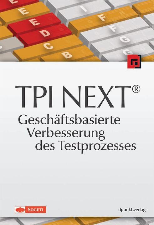 Actual product image TPI NEXT Business-based improvement of the test process (German, SOGETI, 2011)
