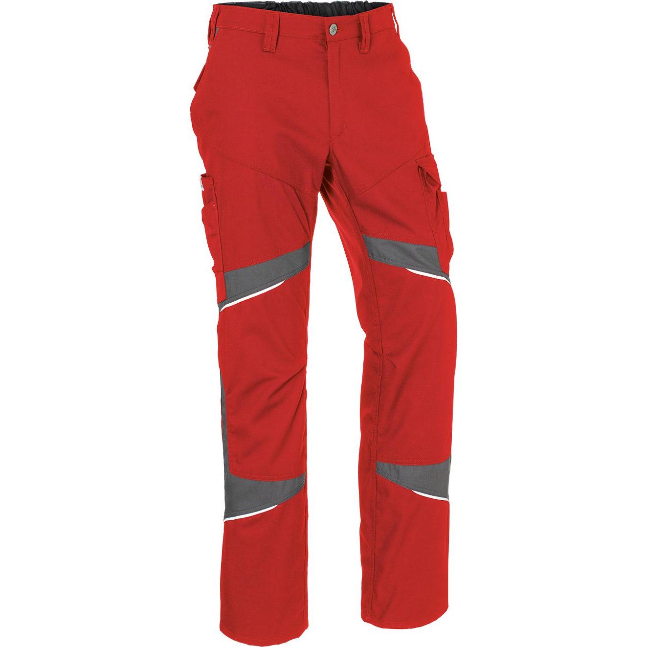 Kübler, Arbeitshose, Hose ACTIVIQ cotton+ mittelrot/anthrazit Form 2250 Grösse 46 (46)