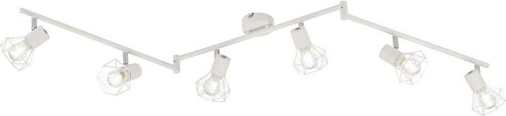 Actual product image Fischer & Honsel Honsel Ran ceiling arch, ceiling spotlight 6-gang E14 white 20394 (E14)