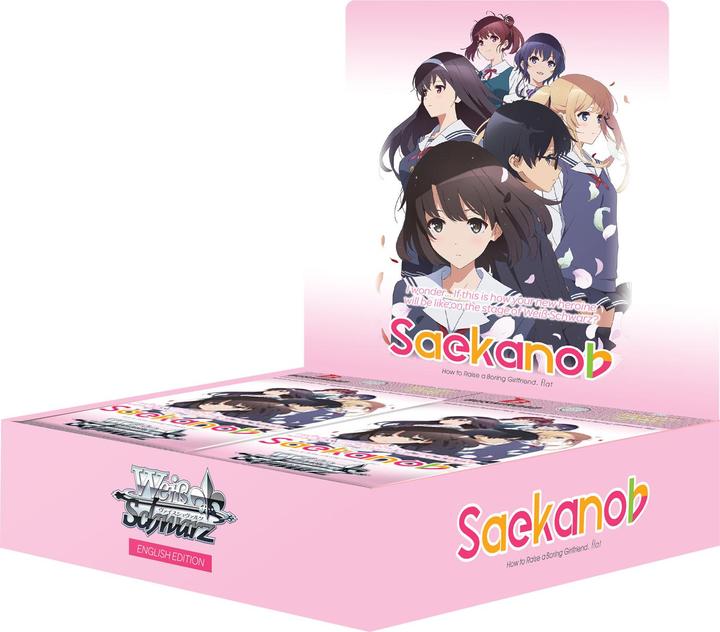 Bushiroad Saekano How to Raise a Boring Girlfriend. flat Booster Display - White Black TCG - EN (English, Booster display)