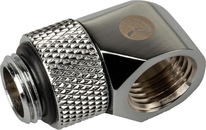 Actual product image Raijintek Pelias D140906, 90 degree adapter - 6-pack, silver