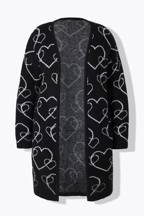 Produktbild Miamoda Strickjacke, Classic Fit, Herzmuster (42, 44)