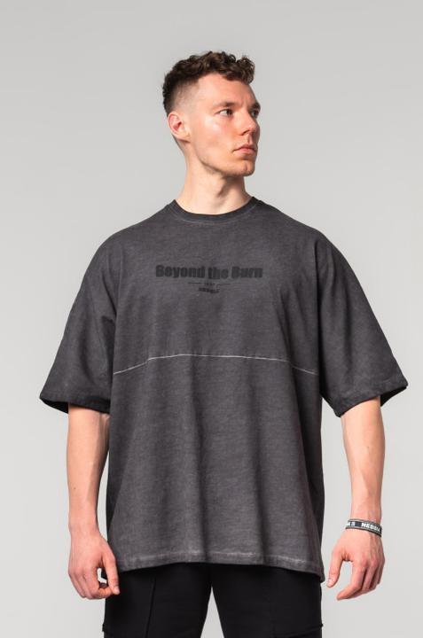 Produktbild Nebbia Washed-off Oversized T-Shirt No Shortcuts 369 - black (XXL)