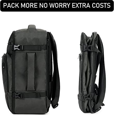 Actual product image Only-Bags.Store Backpack 45 x 36 x 20 cm for Ryanair aeroplane travel backpack hand luggage laptop daypacks PET
