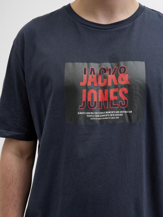 Actual product image Jack & Jones Plus Size Logo T-shirt T-shirt (4XL)