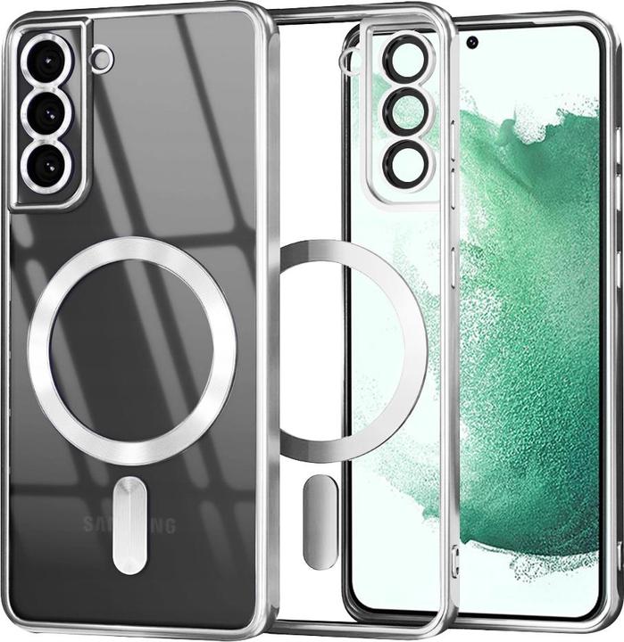 Image du produit Techsuit - Luxury Crystal MagSafe - Samsung Galaxy S22 Plus 5G - Silver (Samsung Galaxy S22 5G)