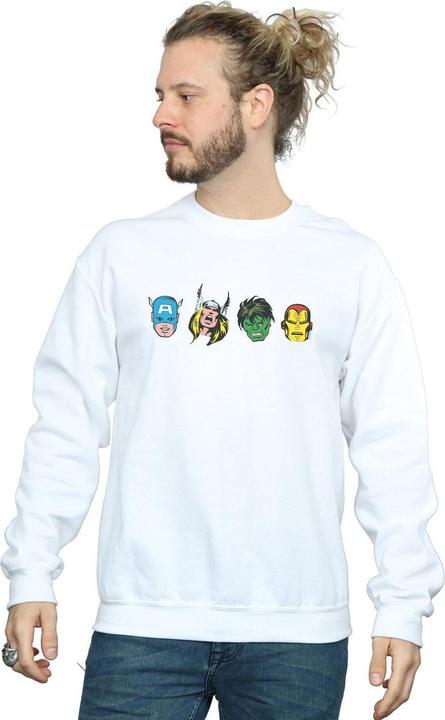Produktbild Avengers Comic Heads Sweatshirt (M)