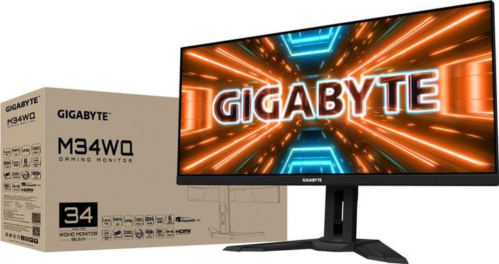 Actual product image Gigabyte M34WQ-EK (3440 x 1440 pixels, 34")