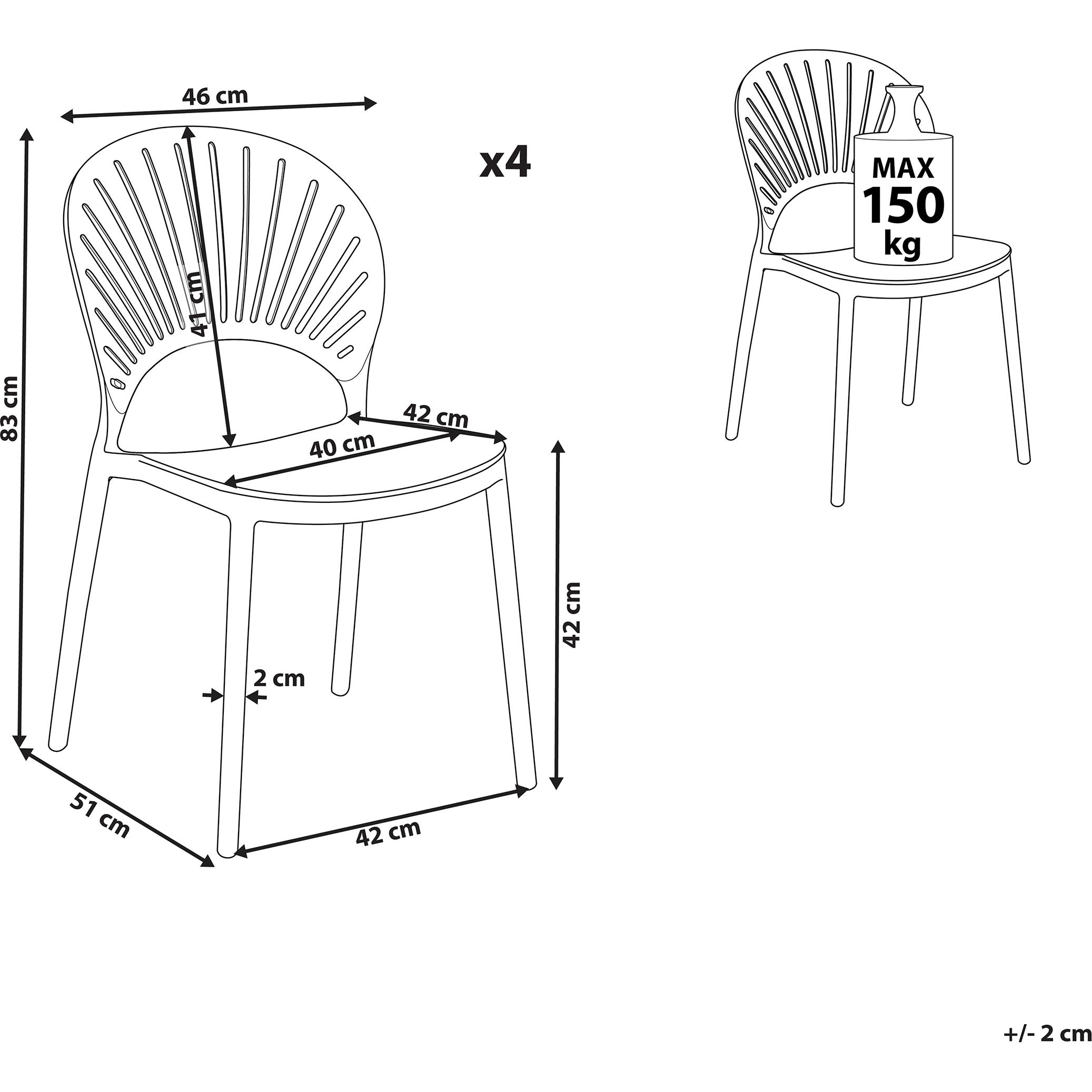 Thumbnail - Beliani, Stühle, Ostia