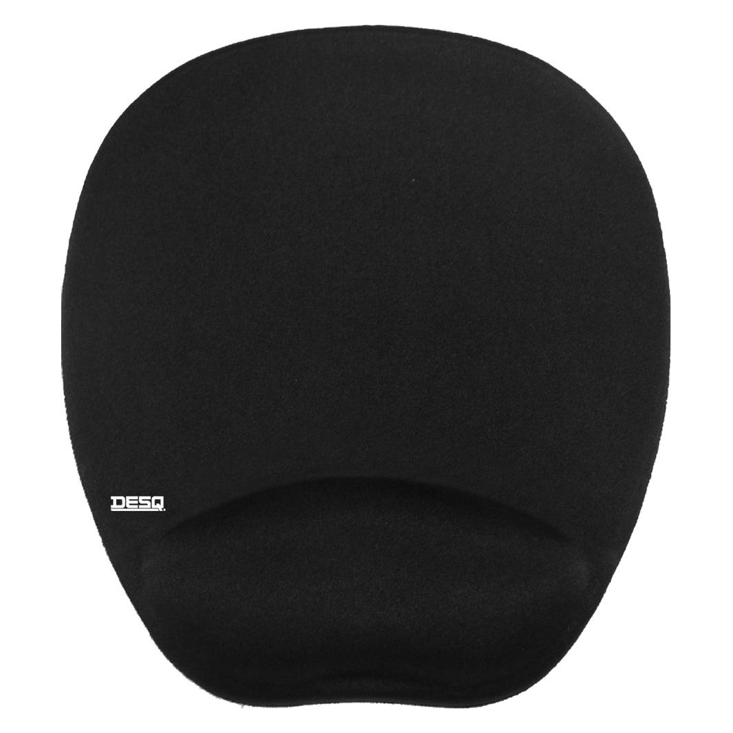 Desq Mauspad Mit Memory-Handgelenkauflage, Mausmatte, Schwarz