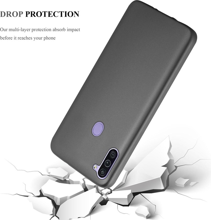 Produktbild Cadorabo TPU Matt Metallic Cover (Samsung Galaxy M11, Samsung Galaxy A11)