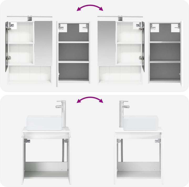 Produktbild vidaXL Badezimmerschrank
