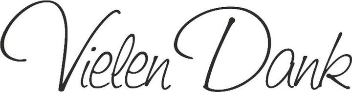 Produktbild Heyda Stempel Vielen Dank 6.3x1.7cm 211800600 Holz matt