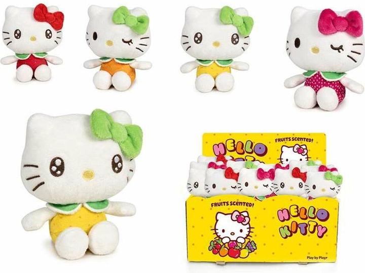 Actual product image Play by Play Hello Kitty Fruits Scented assorted plush toy 12cm (12 cm)