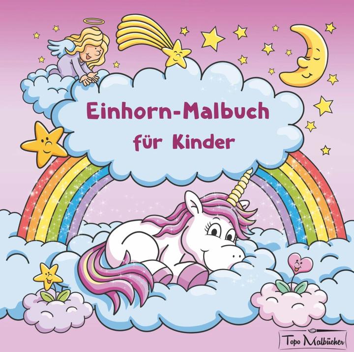 Einhorn-Malbuch für Kinder